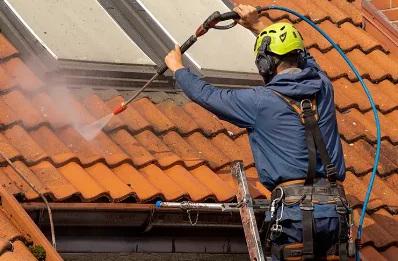 Démoussage et hydrofuge de toiture à Sabres